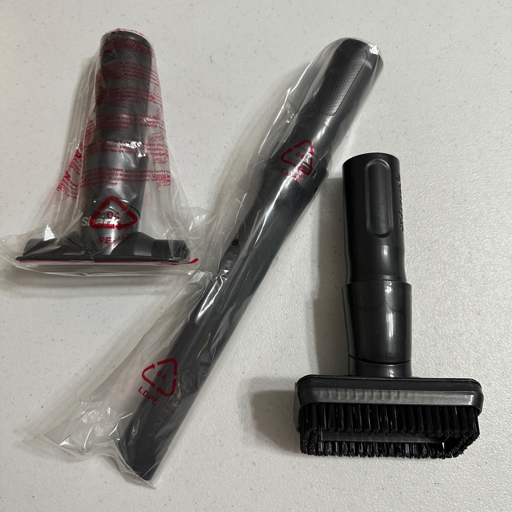 Shark Vacuum‎ Attachment Set Crevice Tool Upholstery Brush Dusting Tool Grey OEM